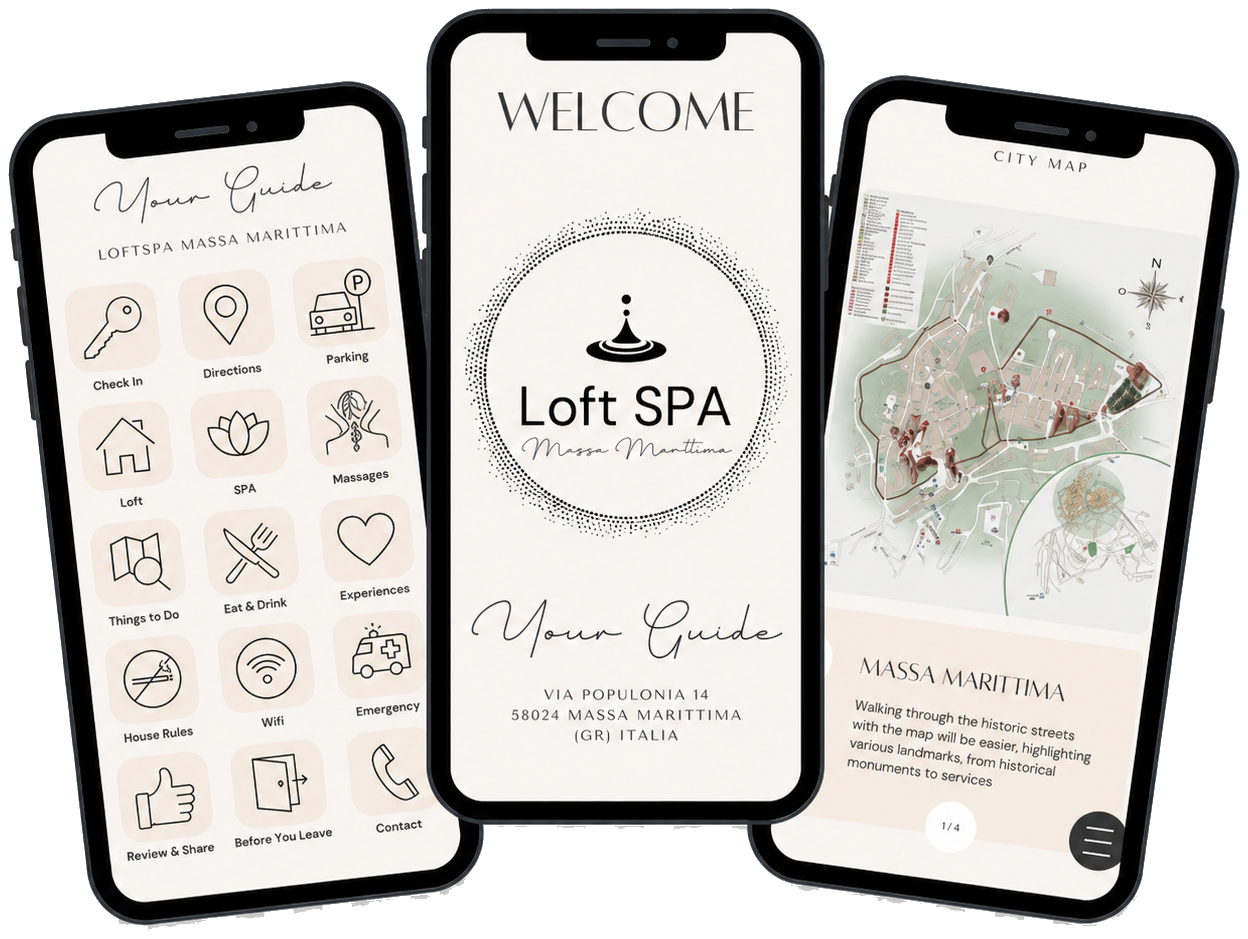 Welcome Book digitale di Loft SPA Massa Marittima